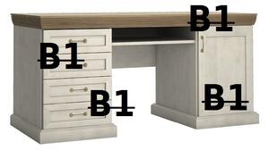 Obývací pokoj - sektorový nábytek Royal B1 - skladem, Royal psací stůl B1 - skladem