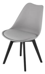 Bestent Jídelní židle šedá skandinávský styl Dark-Basic