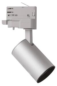 LED spot MarcoMini 3fázová kolejnice stříbro 2800K