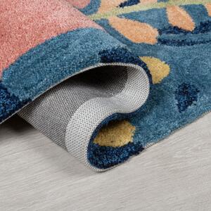 Flair Rugs, Kusový koberec Zest Kids Jungle Monkey Brown/Multi | vícebarevná Typ: 80x120 cm