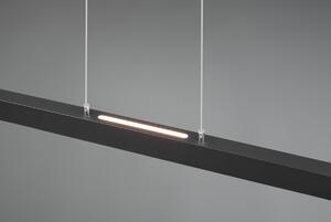 Trio 375510432 LED závěsné stropní svítidlo Belfast 1x44W | 4400lm | 3000K | IP20 - 3 fázové stmívání, horní/dolní osvětlení, nepřímé světlo, černá