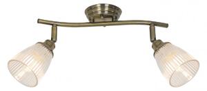 Rabalux 5015 stropní bodové svítidlo Martha 2x40W | E14 | IP20 - antický bronz