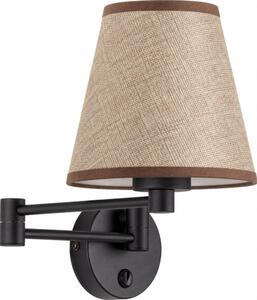 BRILAGI - Nástěnná lampa NUBILA 1xE27/15W/230V hnědá/černá