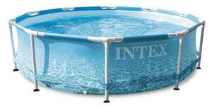 Intex Metal Frame Zahradní bazén Beachside, ø 305 × 76 cm, 4 485 l