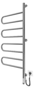 Elekt. otočný sušák na ručníky TRISTAR 105W/230V 102,5x44,5cm IP44 nerez/l.chrom