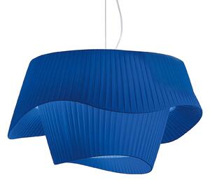 Modo Luce Cocó textilní závěsné světlo Ø80cm modrá