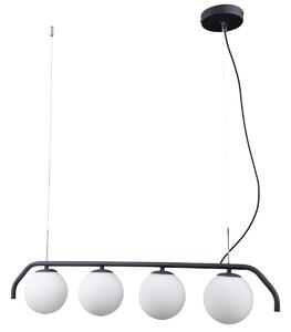 Italux PND-3300-4-BK závěsné stropní svítidlo Carimi 4x5W | G9 - černá, bílá