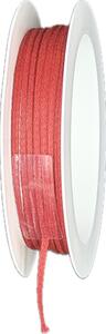 Dekorační provázek Cotton Twine – Coral Red červený 2mm x 5m (3,-Kč/m)