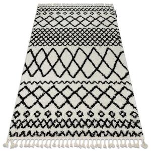 Koberec PROMO BERBER SAFI N9040 bílý / černý