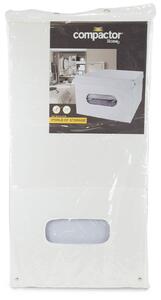 Skládací úložná krabice s víkem Compactor SMART 5, bílá PVC - 50 x 42 x 28 cm