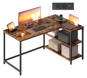Rohový kancelářský stůl LWD132KD01