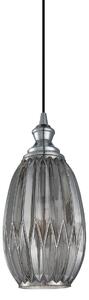 Italux PND-8002-1B-GR závěsné stropní svítidlo Rodez 1x60W | E27 - chrom, šedá