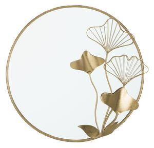 Zlaté nástěnné zrcadlo Mauro Ferretti Glam, 75x3,5x72 cm