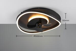 Trio Reality TR67393132 LED ventilátor s osvětlením SORTLAND | 30W integrovaný LED zdroj | 3500lm | 2700-6500K