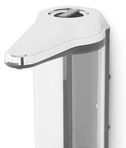 Bezdotykový dávkovač mýdla na zeď Compactor, bateriový, černý plast / chrom, 510 ml
