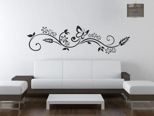 Dekorace na zeď - Tribal s motýlem - dekorace-steny.cz - 40 x 140 cm - 098