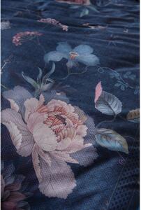 Pip studio luxusní povlečení Tokyo bouquet, tmavě modré Květiny Tmavě modrá 140x200 + 70x90 cm 100% bavlna perkál