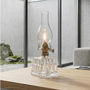 BRILAGI - Petrolejová lampa MERLIN čirá/zlatá/patina