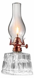 Brilagi - Petrolejová lampa MERLIN čirá/bronzová/patina