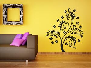 Samolepky na stěny - Větev s kvítky - dekorace-steny.cz - 60 x 70 cm - 207