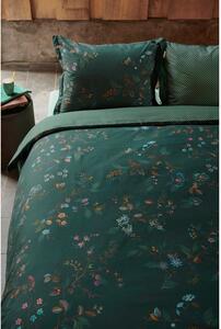 Pip studio luxusní povlečení Kawai, tmavě zelené Tmavě zelená 100% bavlna perkál 140x200 + 70x90 cm Květiny