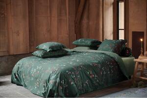 Pip studio luxusní povlečení Kawai, tmavě zelené Tmavě zelená 100% bavlna perkál 140x200 + 70x90 cm Květiny