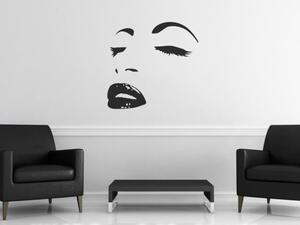 Nálepky na stěnu - Obličej - dekorace-steny.cz - 60 x 65 cm - 239
