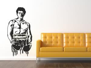 Nálepky na stěnu - Rocky Balboa - dekorace-steny.cz - 60 x 120 cm - 278