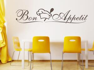 Samolepky na zeď - Bon Appetit - dekorace-steny.cz - 20 x 100 cm - 357