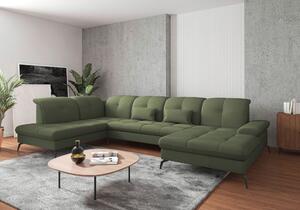 SEDACÍ SOUPRAVA, textil, olivově zelená Sit & More - Sedací soupravy, Online Only