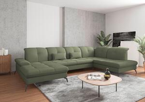 SEDACÍ SOUPRAVA, textil, olivově zelená Sit & More - Sedací soupravy, Online Only
