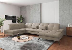 SEDACÍ SOUPRAVA, textil, šedohnědá Sit & More - Sedací soupravy, Online Only