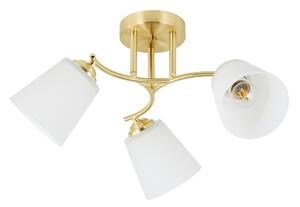 Přisazený lustr PAFOS 3xE27/15W/230V zlatá
