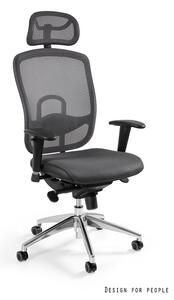 Kvalitní kancelářská židle Unity173, šedá