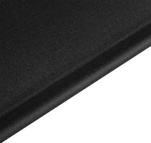 Goleto Látková šatní skříň 175 × 150 × 45 cm | černá