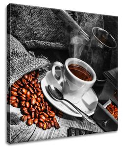 Obraz na plátně Káva arabica Rozměry: 30 x 30 cm