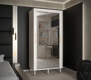 Šatní skříň Abi Calipso T3 Barva korpusu: Bílá, Rozměry: 250 cm, Dveře: Bílá + zrcadlo