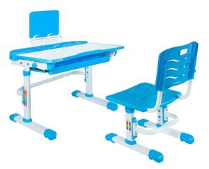 Dětský nastavitelný PC stůl + židle Unity181, blue