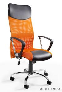 Kvalitní kancelářská židle Unity126, oranžová