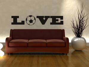 Samolepky na stěny - Fotbalová láska - dekorace-steny.cz - 20 x 100 cm - 656