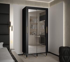 Šatní skříň Abi Calipso T3 Barva korpusu: Bílá, Rozměry: 120 cm, Dveře: Bílá + zrcadlo