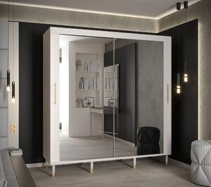 Šatní skříň Abi Calipso T3 Barva korpusu: Bílá, Rozměry: 120 cm, Dveře: Bílá + zrcadlo