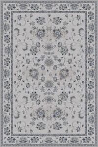 Vlněný koberec Agnella Isfahan Tribas Šedý - 80 x 150 cm