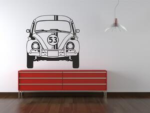 Samolepky na zeď - Brouk Herbie - dekorace-steny.cz - 60 x 60 cm - 765