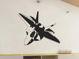 Samolepky na zeď - Stíhací letoun - dekorace-steny.cz - 40 x 50 cm - 808