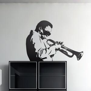 Nálepka do bytu - Miles Davis - dekorace-steny.cz - 40 x 60 cm - 813