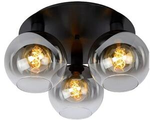Stropní LED svítidlo Lucide Marius / 180 W / 230 V / Ø 50 cm / 3 lampy / černá