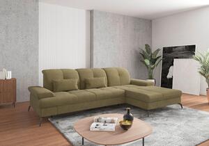 ROHOVÁ SEDAČKA, textil, olivově zelená Sit & More - Sedací soupravy, Online Only