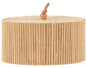 IB Laursen Oválná bambusová krabička s víkem