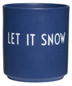 Porcelánový hrnek Blue/Let It Snow 300 ml